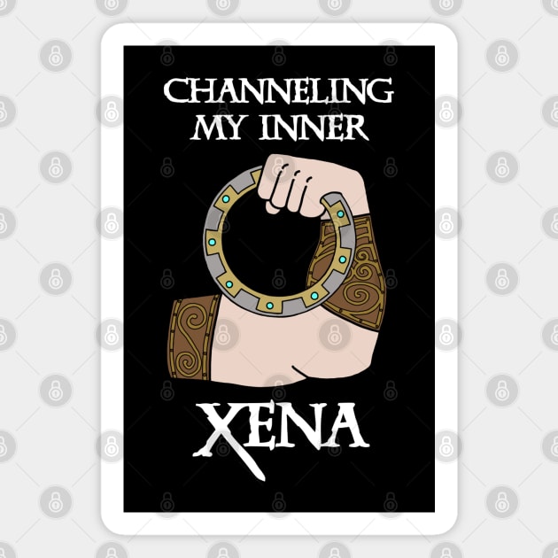 Channeling My Inner Xena Magnet by CharXena